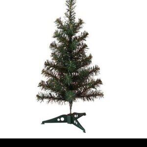 NEW 18 Inch Christmas House Green Table Top Tree With Stand!